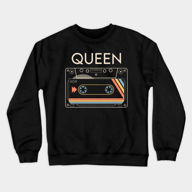 Queen Retro Art Crewneck Sweatshirt by Fathian